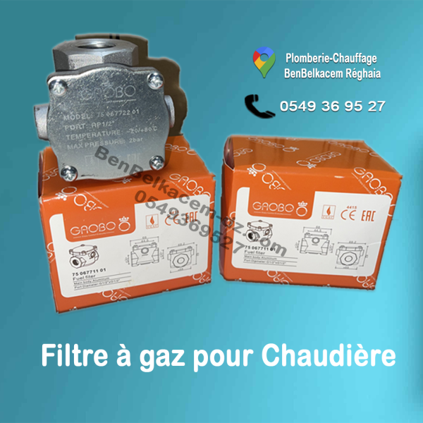 FILTRE A GAZ POUR CHAUDIERE